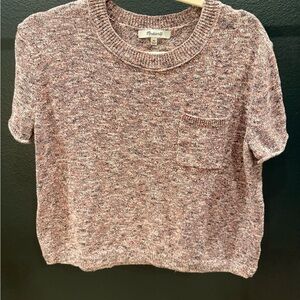 Madewell Marled Knit Crew Neck Sweater